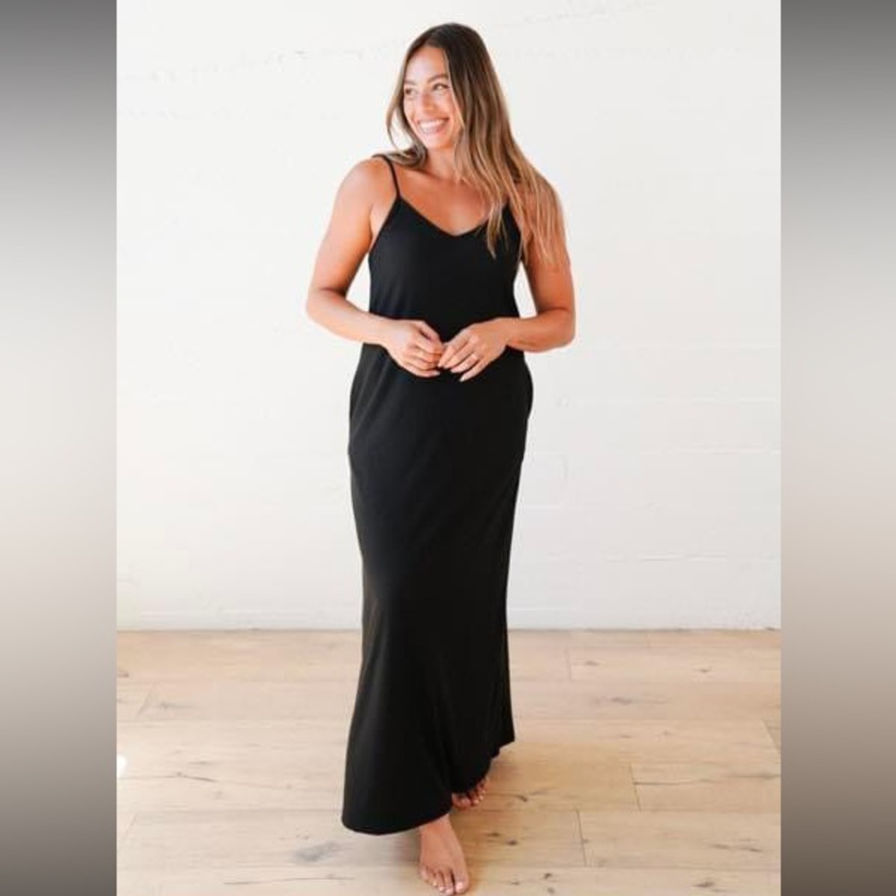 Favorite Ribbed Spaghetti Dress